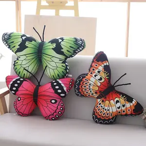 Soft butterfly plush doll decoration, festival party birthday gifts, room decoration