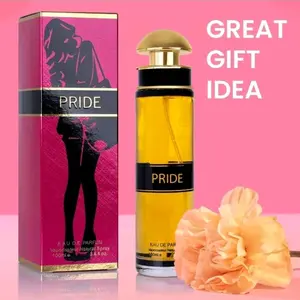 Pride Women's Fragrance Eau de Parfum 100ml Spray Bottle in Pink Packaging - Elegant Gift Idea for Any Occasion