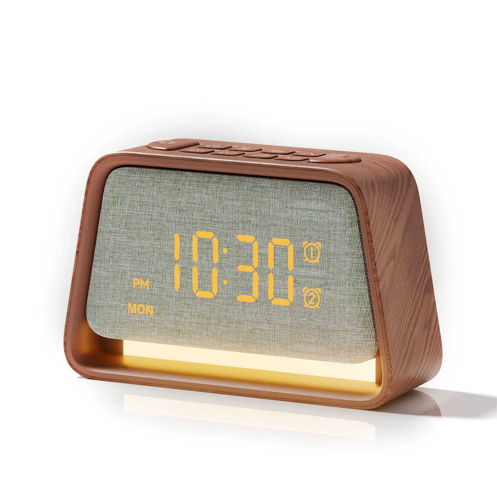 Sunrise Alarm Clock with White Noise Machine – 20 Sleep Sounds & Dual Alarm with Snooze – 2-Step Wake Up Light, Dimmable Night Light & USB Charging Port – Bedroom Sleep Aid for Heavy Sleepers