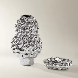 Z Gallerie Odessey Collection - Vase&Bowl Home Decoration Decorative Shiny Porcelain Light Luminous