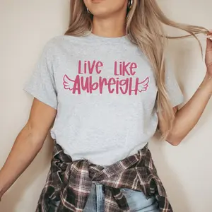 Aubreigh Shirt, Livelikeaubreigh Fundraiser T-shirt, Bullying Awareness Shirt, Trending Summer, Gift For Women And Men.