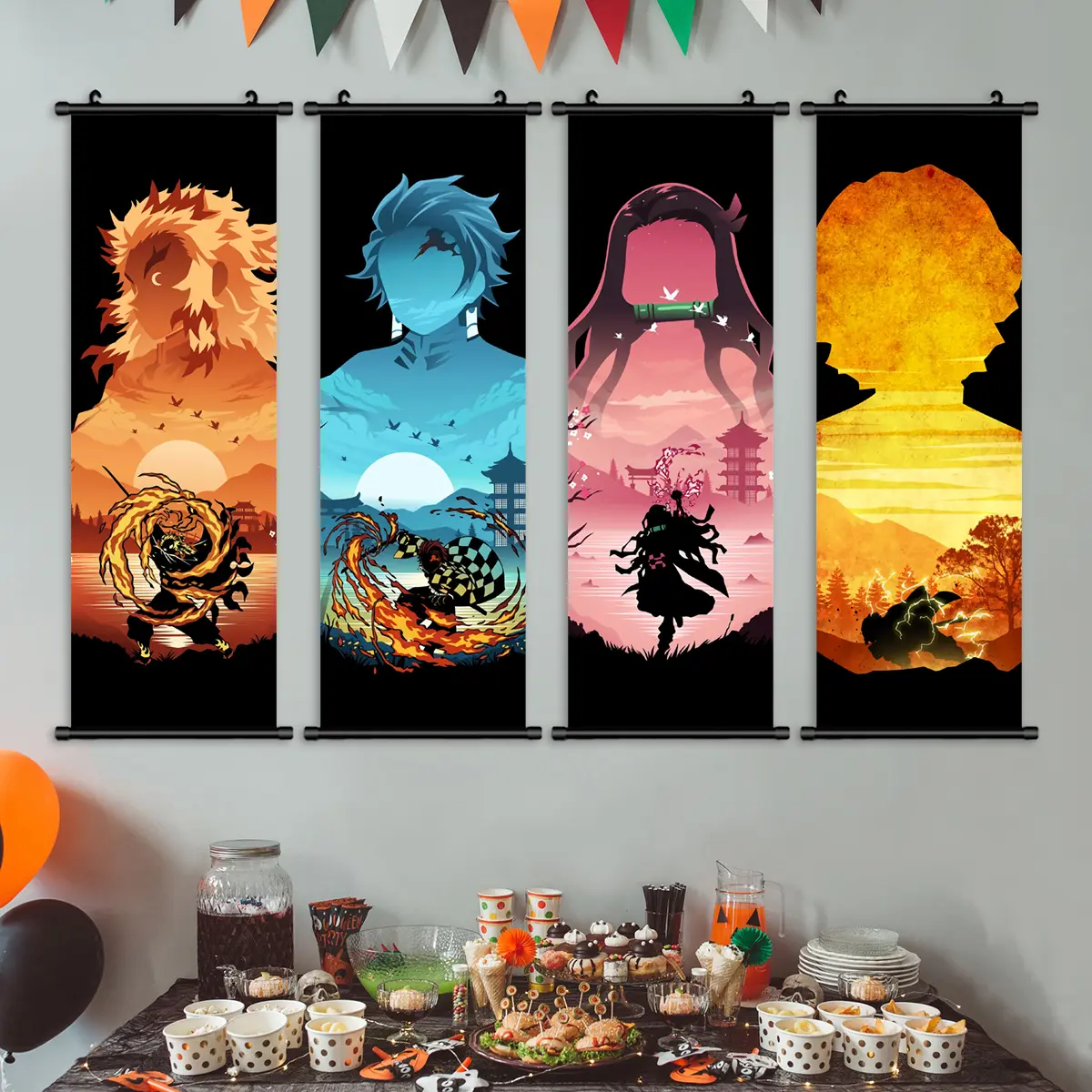 4PCS-15.8x47.2inch (40x120cm)-G1 