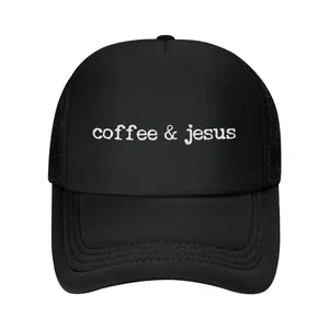 Coffee & Jesus Christian Cross God Faith Bible Religious Funny MEN WOMEN Baseball Cap