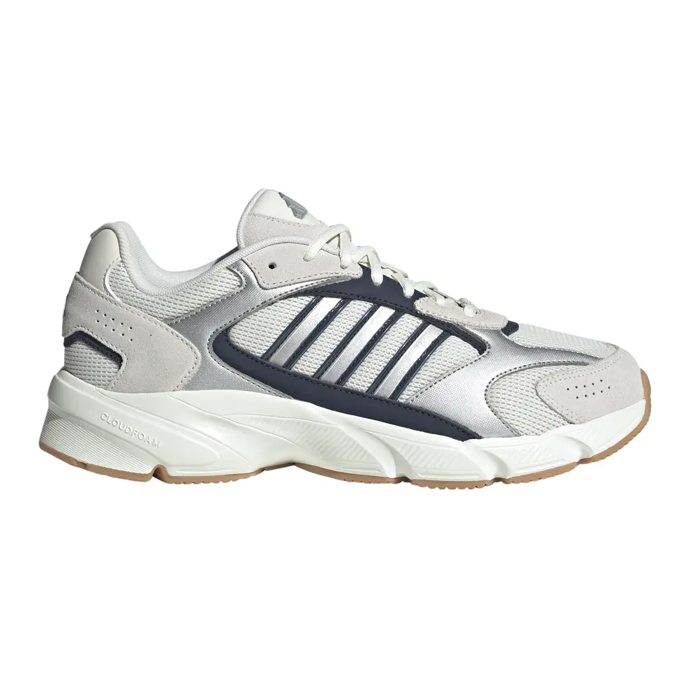 adidas Mens Crazychaos 2000 Lace Up Sneakers Shoes Casual - Off White, Silver
