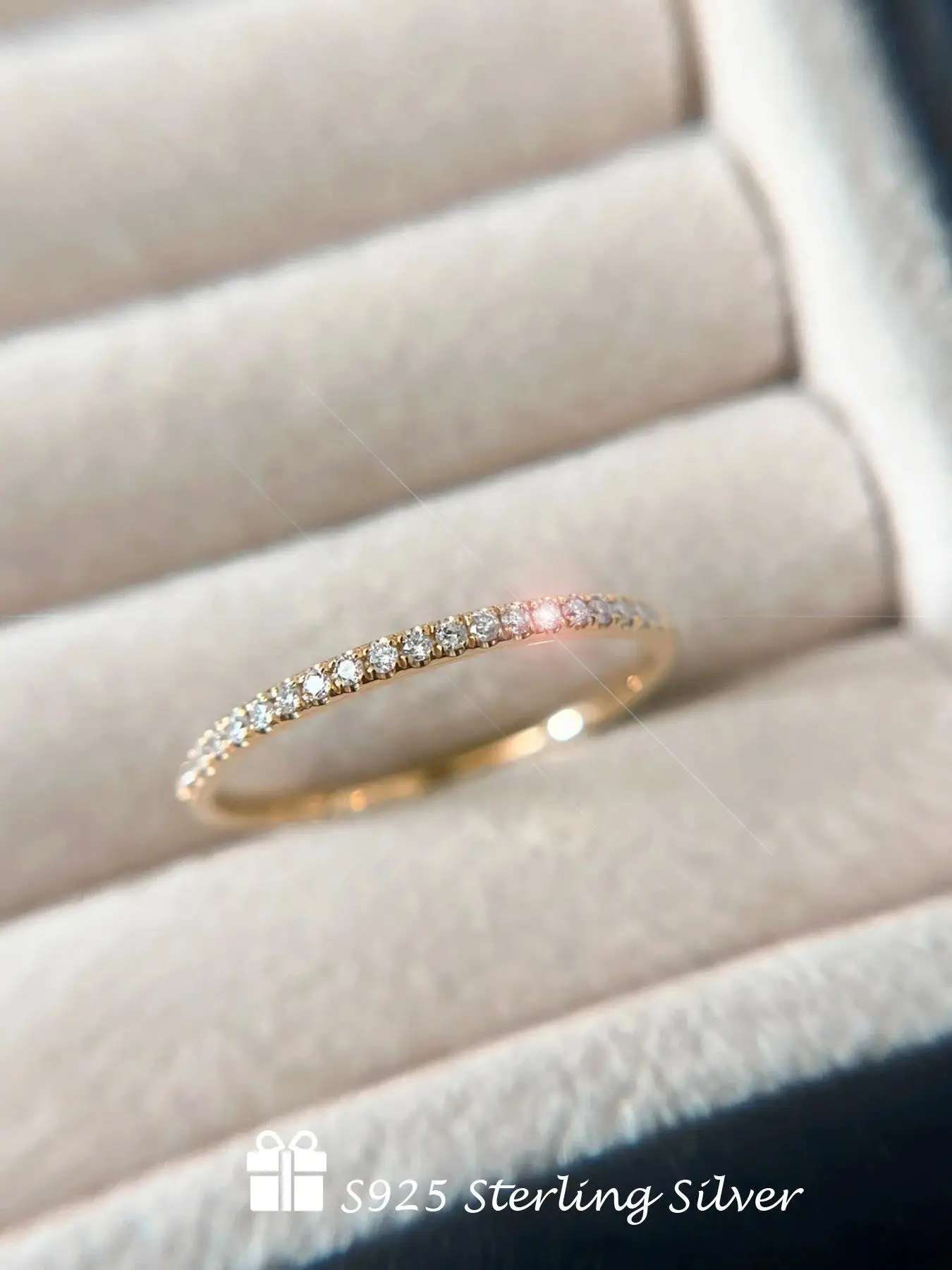 925 Sterling Silver Rhinestone Decorated Engagement Wedding Rings, Fashionable Jewelry for Women, Trendy All-match & Exquisite Jewelry for Birthday Gi