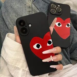 Suitable for iPhone 17 16, 15, 14, 13, 12, and 11 series. Heart-shaped phone case, shockproof phone protector, anti-shock phone case.Iphone 17 case/16 case/16 plus case/15 promax case