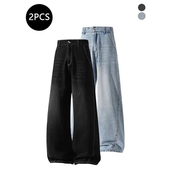 Black & Gray + Light Blue