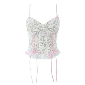 European Style Autumn Lace Silk Belt with Bow, Cross-Border Trading Accessory, Lifting Effect