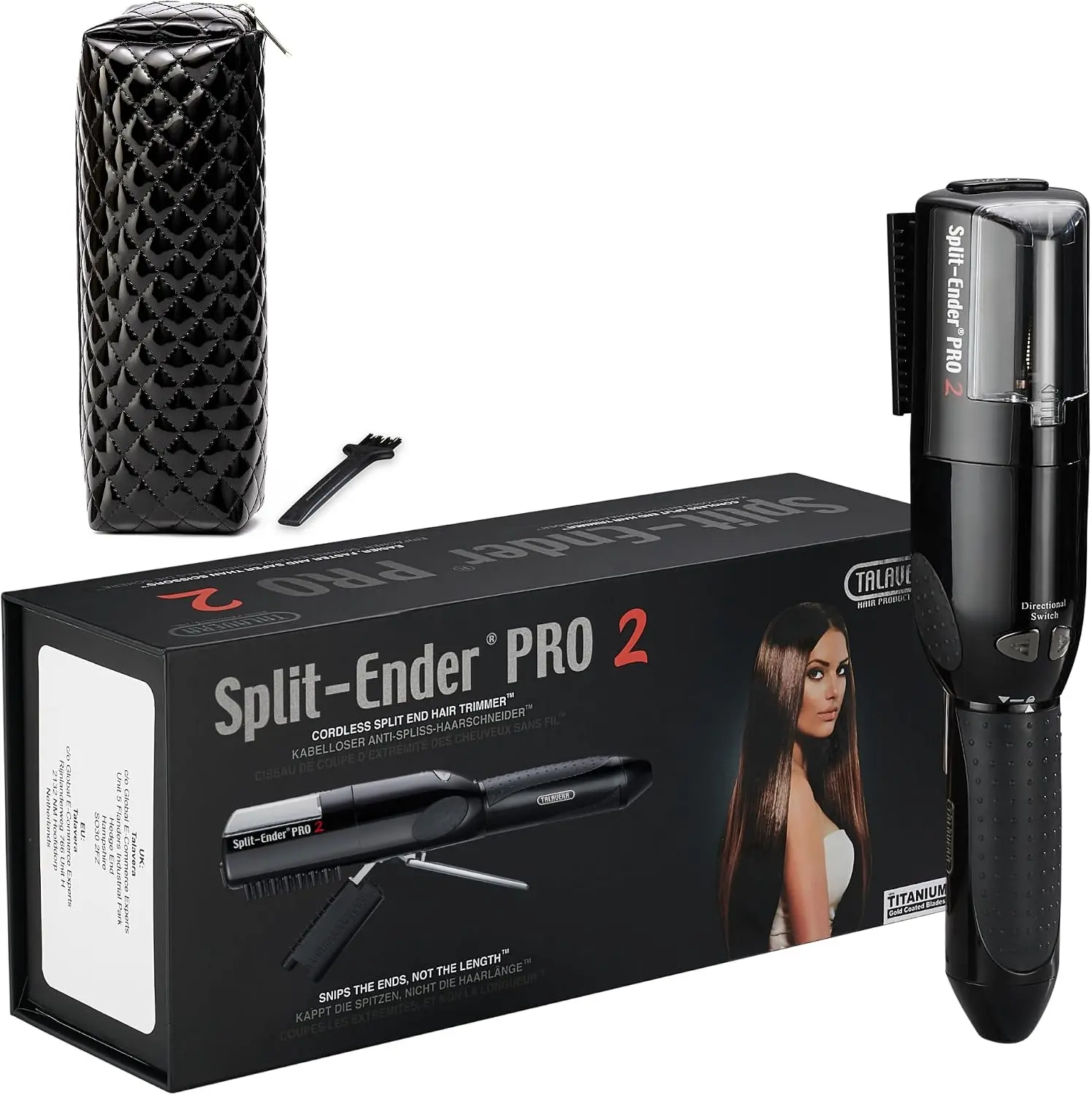 Split Ender PRO2 - Home Professional, Titanium Coated Blades, Fast and Easy Solution Automatic Split Ends Hair Trimmer. The Original