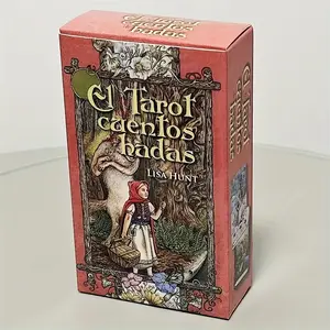 Fairy Tale Tarot Cards, Spanish Edition, 78 Cards, Mystical Stories From Around the World, Beginner Divination Tool, Perfect Gift