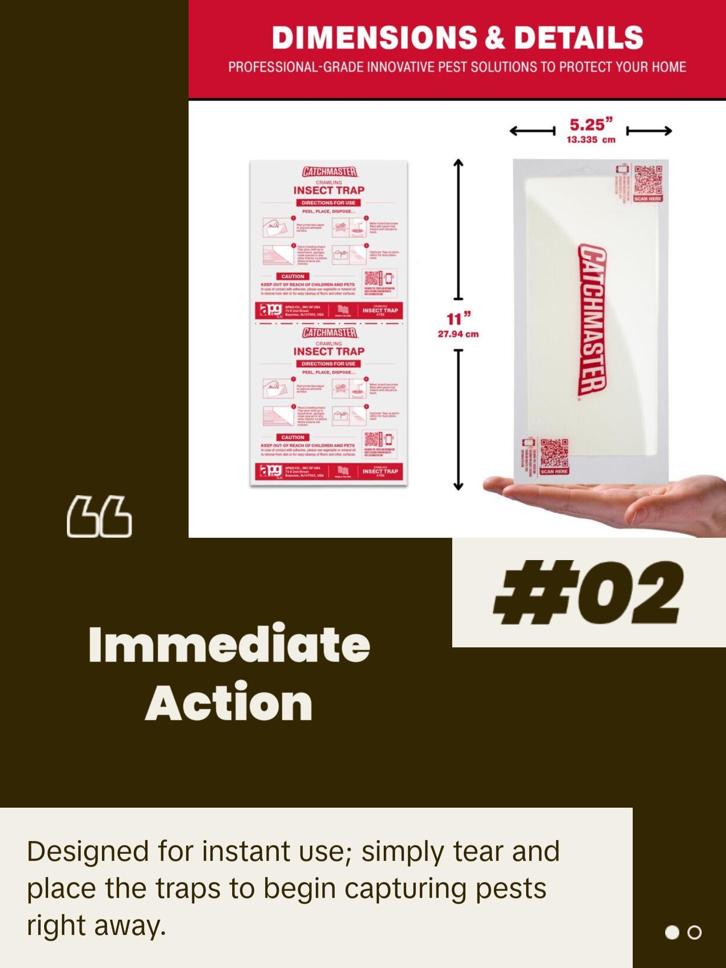 Catchmaster XL Crawling Insect Glue Traps