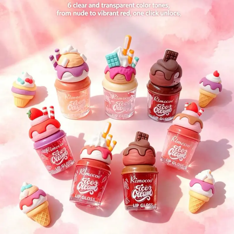 Set de 6 lipgloss helado