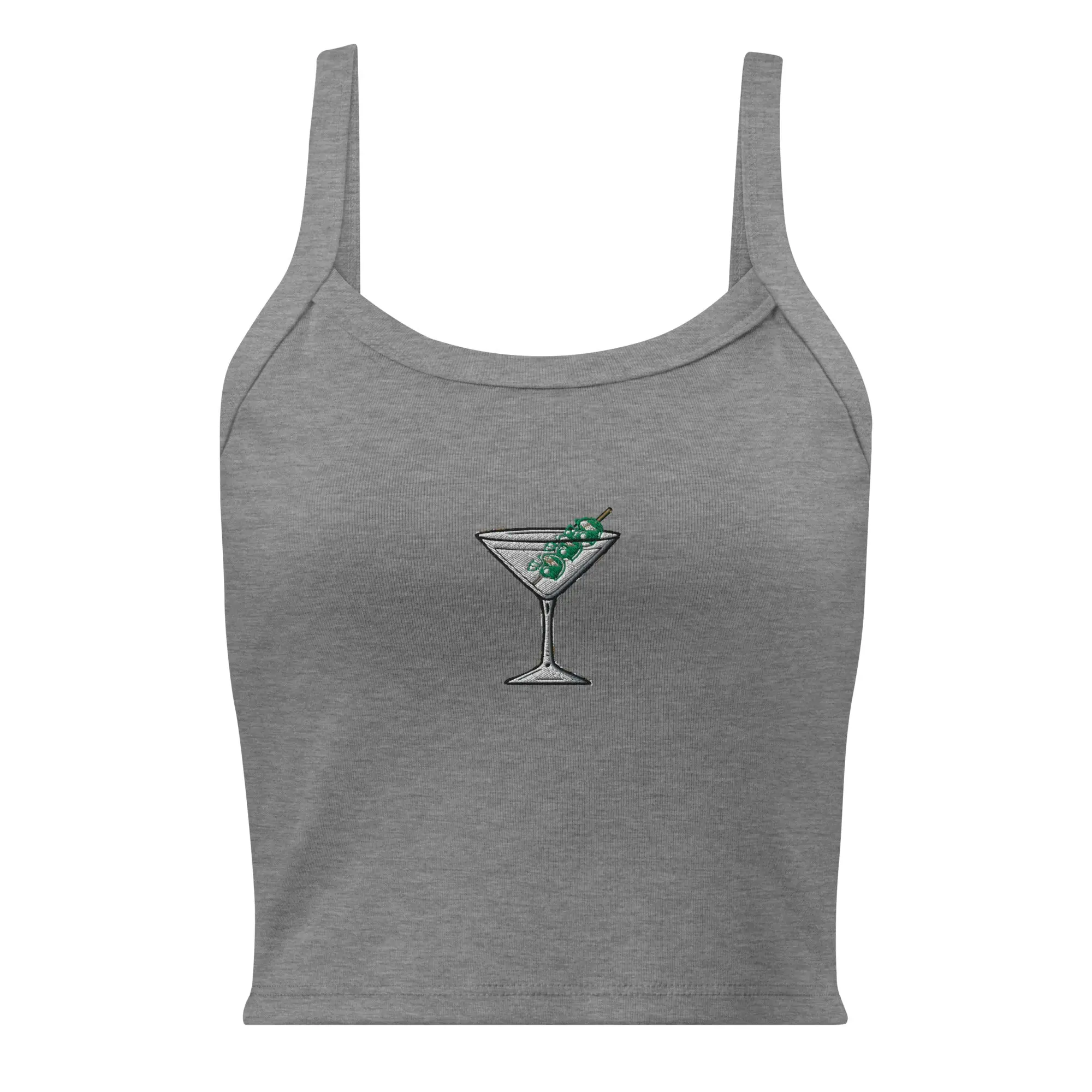Birds Martini Micro-Rib Tank Top