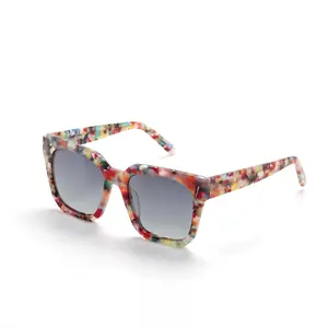 Oversized square  for women, trendy shades 2026,Big frame sunnies for women,UV400 Large Retro Polarized Sunglasses Adjustable Round outdoorfun lazy glasses