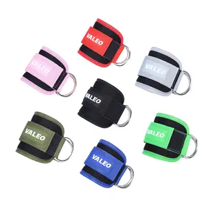 Adjustable Ankle Straps for Leg Press & Cable Machines, Comfortable Neoprene Gym Cuffs for Leg and Glute Workouts