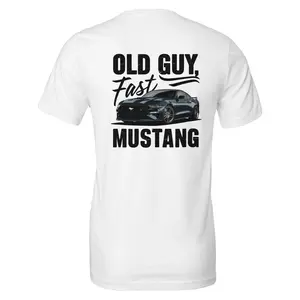 Old Guy Fast mustang T shirt