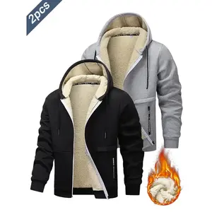 Autumn and winter loose thick lamb velvet warm jacket simple casual wear clothes to work clothes