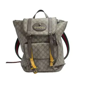 Pre-owned GUCCI France Backpacks H2 GG Supreme Medium canva backpack H03332