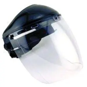 212 MAIN Deluxe Clear Faceshield (SAS Safety SAS5145), 1 Size, Polycarbonate Construction, Adjustable Head Strap, ANSI Certified, Anti-Scratch