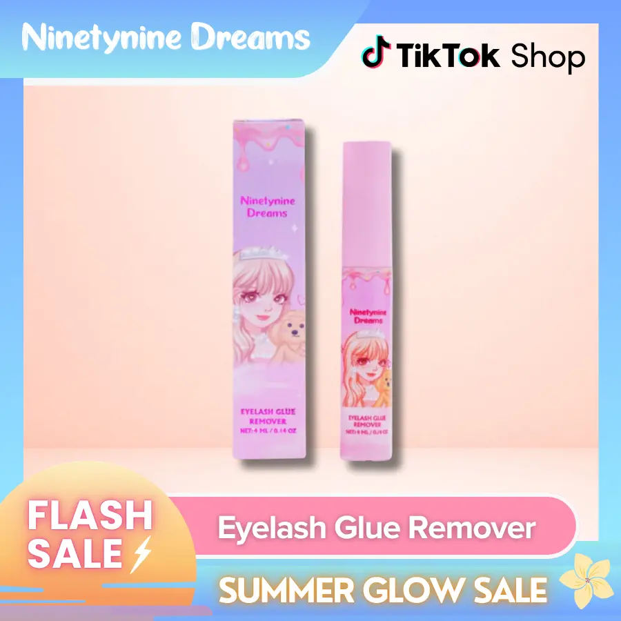 Ninetynine Dreams Eyelash Glue Remover | Oil-Based Gentle Formula — Instantly Dissolves Bond & Seal, Daily Lash Glue, Strip & Cluster Lashes  Removes Everything Quickly & Gently
