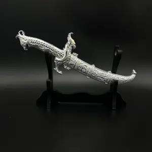 Electroplated plastic sword, Qilin sword, weapon prop model toy, plastic sword, dagger, decorative sword