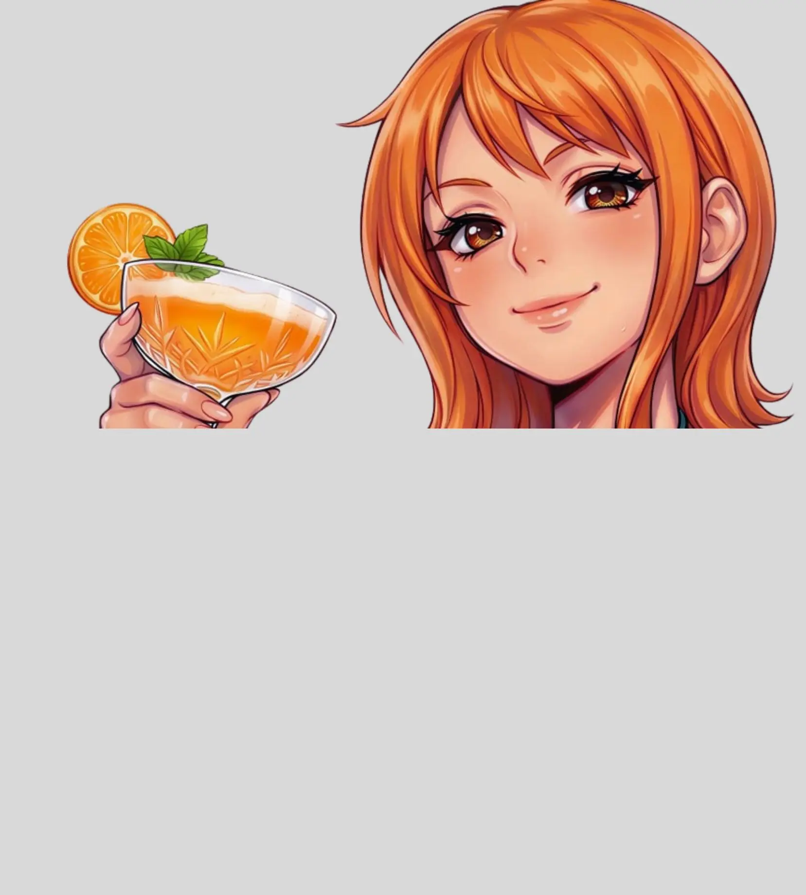 Nami Anime Sticker Cute Aesthetic Vinyl Decal For Laptop Water Bottle Waterproof Shonen Pirate Merch Fan Gift
