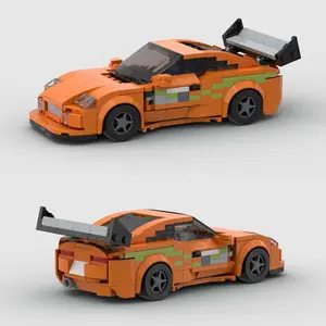 371 Piece Speed Racing Car Model Building Set, Assembly Building Blocks, Kids Educational Assembling Toy, Detachable Rebuildable Puzzle Game, Perfect Christmas Gift for boyfriend, husband and son, Model Car Kit