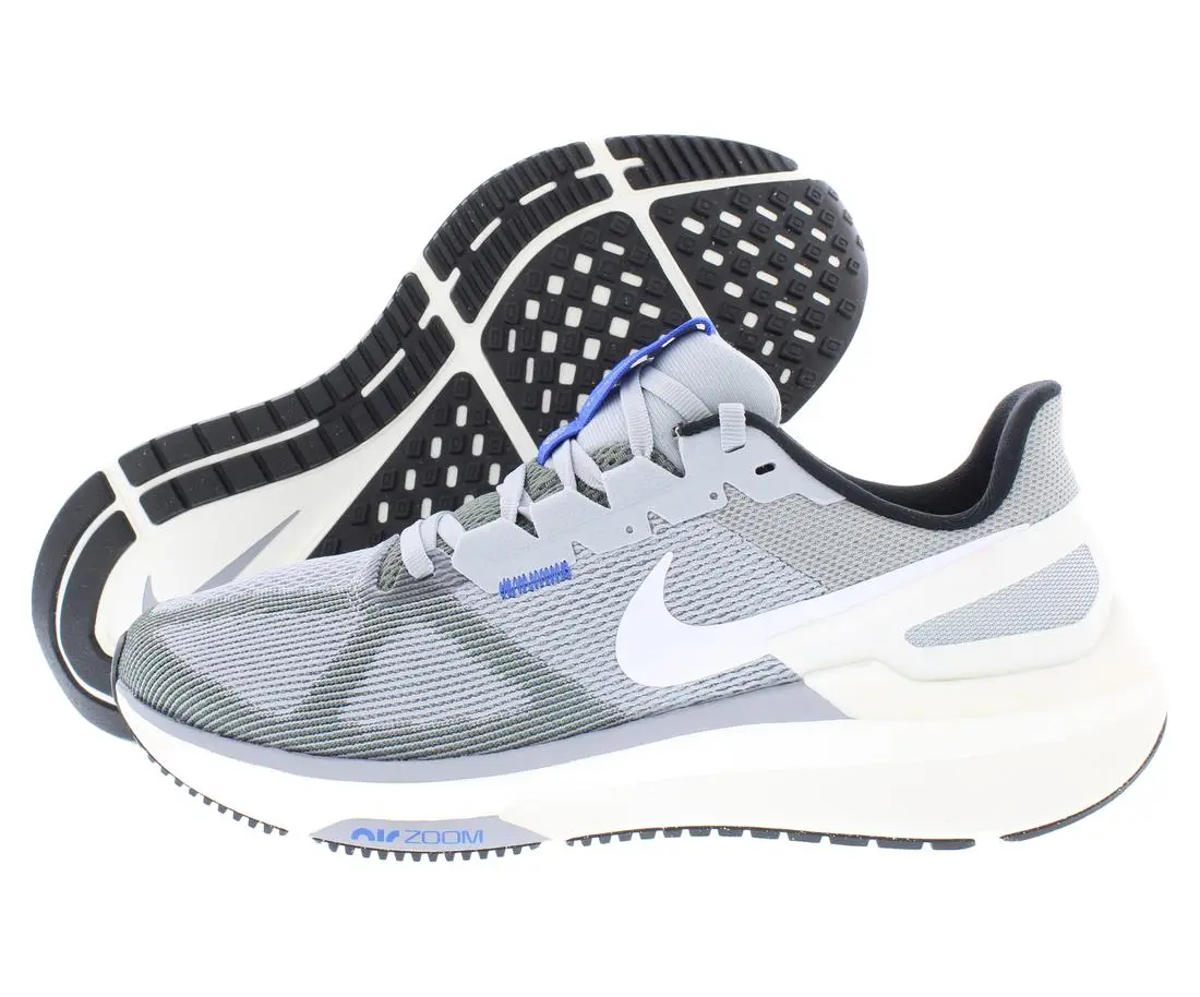 NIKE Air Zoom Structure 25 Sports Shoes, Unisex Mesh Performance Trainer Shoes for Daily Running
