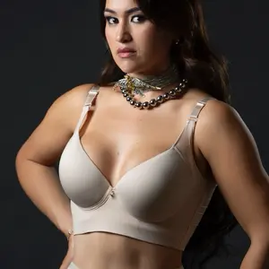 Colombian Faja Bra Top with Adjustable Straps for Comfortable Fit Perfect for Daily Wear No Push-Up Support