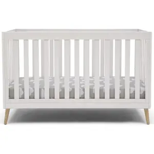 4-in-1 Convertible Adjustable Baby Crib! Sturdy Natural Wood Legs-Grows With Your Little One, Perfect Durable Nursery Furniture For Newborns To Toddlers cradle room Portable Foldable Changing Table Inflatable Floor Chair with Air Pump auto swing