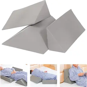 3 in 1 Bed Wedges & Body Positioners, 40 Degree Wedges for Bed Positioning, Positioning Pillows for Elderly, Wedge Pillow for Bed Sores, Side Sleeping, After Surgery, Knees Elevated, Back Pain