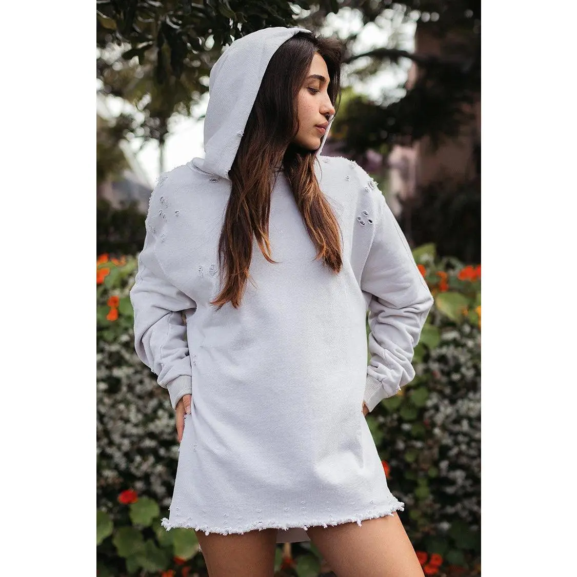 Clementine Ivory Hoodie