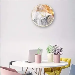 Marble Fashion  Art Clock