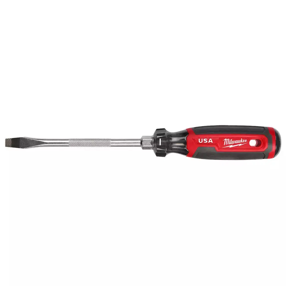 Milwaukee MT207 6 in. x 5/16 in. Slotted Flat Head Screwdriver with Cushion Grip