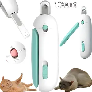 Adjustable Hole Pet Nail Clipper, Professional Grooming Tool, Anti-Projection Nail Clipper, Pet Beauty Tool, Veterinary Care Essential