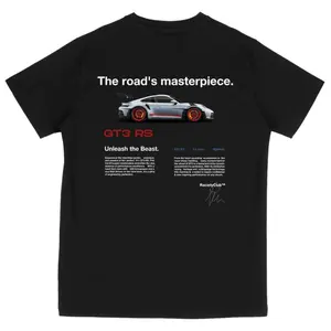 The Road's Masterpiece, Porsche 911 Tshirt, Porsche Tshirt, GT3RS Tshirt, Sport car Tshirt, Porsche Merch, Car Merch, Car Graphic Tshirt, Gift for him, Gift for her, Gift for fan Menswear Top Underwear Streetwear