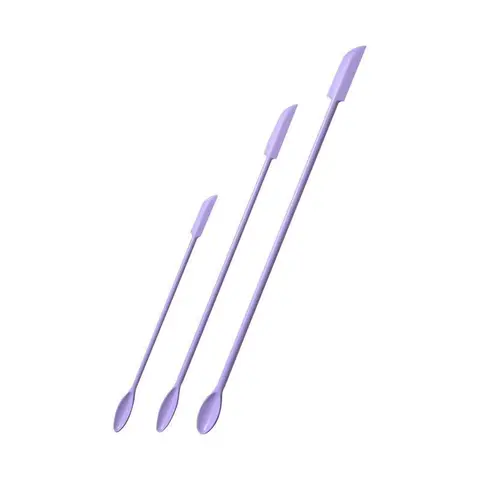 Portable Double Ended Mini Makeup Spatula, 1 Count Tiny Spoon Jar Spatula for Lotion Cream Gel Serum Bottle, Mud Mask Scoop, Get the Last Drop of Your Makeup, Makeup Tool for Women