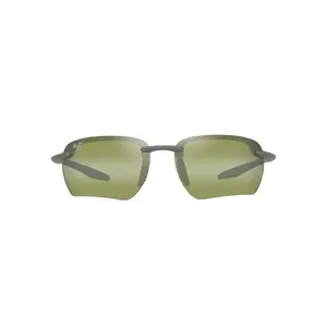 Maui Jim Hookipa Ultra G Sunglasses HTP336-14 Metal Matte Grey Frame Maui HT Photochromatic Lenses