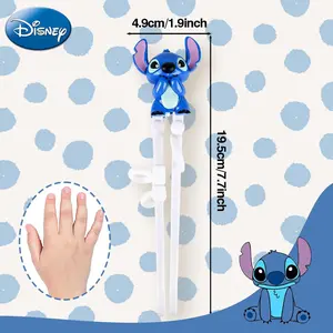 Disney Stitch Cars Officially Licensed Training Feeding Chopsticks Snow White Character Chopsticks Easy Grip Chopsticks Colorful Character Chopsticks First Chopsticks Unbreakable Dinnerware Kitchen Essentials 1Pc Disney