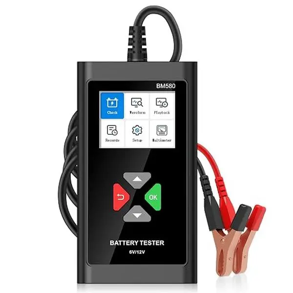OBDMONSTER 12V Car Battery Tester, Digital Automotive Battery Analyzer for Load & Health Test, Compatible with AGM/GEL/EFB Batteries, Professional Diagnostic Tool