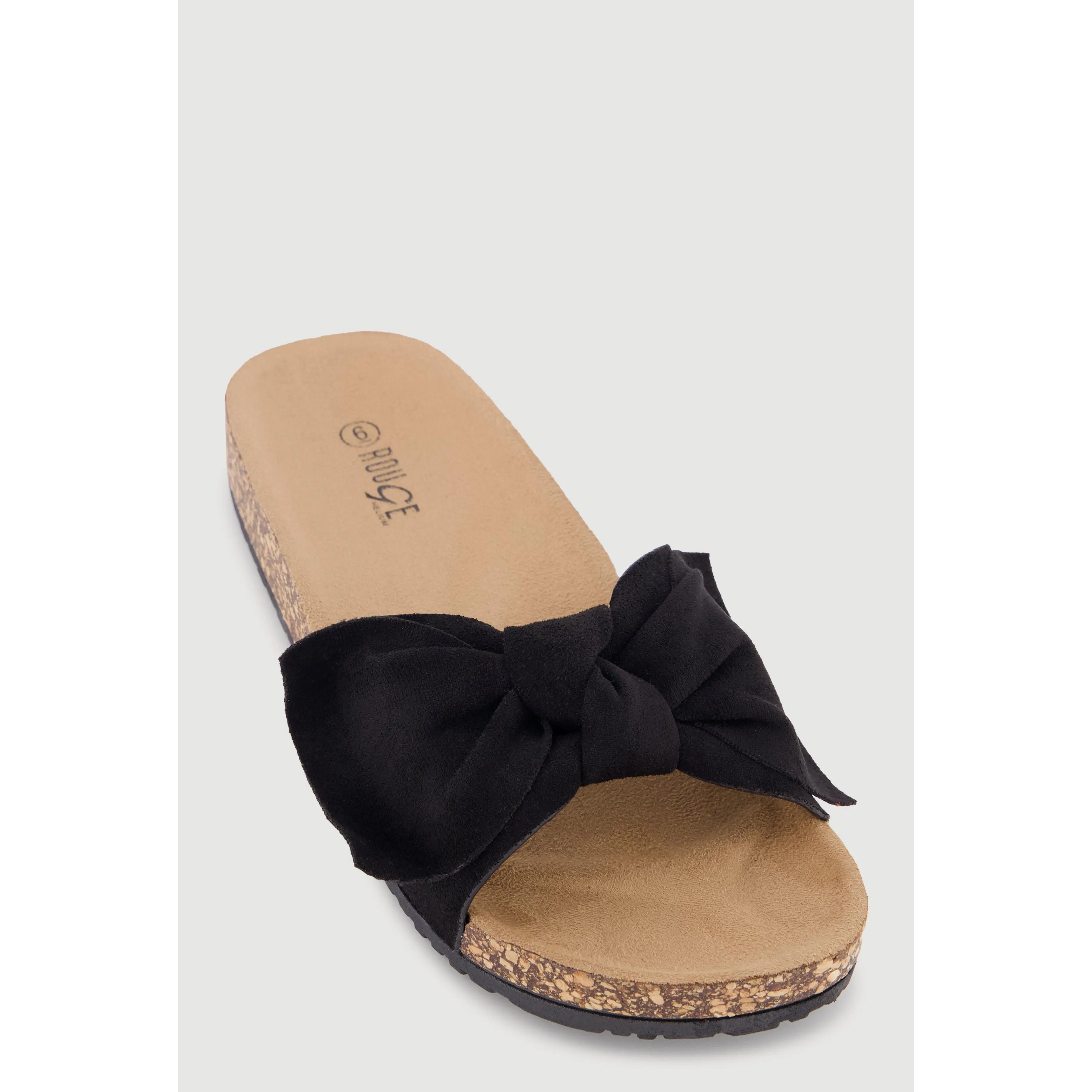 Bow Band Footbed Sandals