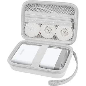 Comecase Case Compatible with Nelko P21/ for Phomemo D30 D35 Label Maker Machine, for JADENS D11/ for SUPVAN Mini Labeler Sticker, Labler Maker Storage for Tape&Accessories(Box Only)