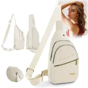 Solid Color Quilted Fanny Pack – Waterproof Crossbody Bag with Adjustable Strap | Trending on TikTok #TikTokMadeMeBuyIt #BackToSchool #GymEssentials