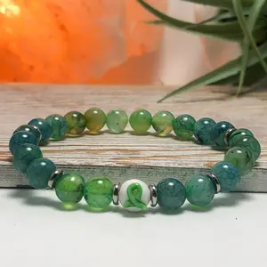 Limited Edition Non-Hodgkins Lymphoma Cancer Awareness Unisex Mens and Womens Stretchy Bracelet