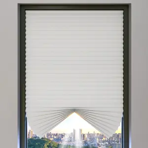 Adjustable Blackout Curtain, No Rope Needed, Easy Installation Polyester Fiber, Modern Living Room Summer Sunshade Decoration