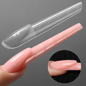 YOKEFELLOW ImMaster IM114 Nail Dual Form 3D Reverse French Dual Form Coffin 150pcs Magic Caps Zone French Nail Dual Form for Beginners & Pros