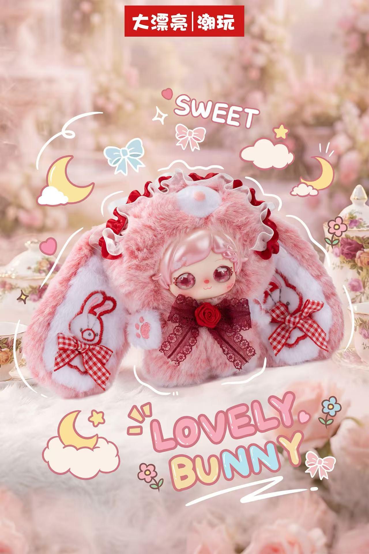 (cat14041)Pixie Zoey-Confession Bunny Plush Blind Box Snuggle Bear Soft Stuffed Doll