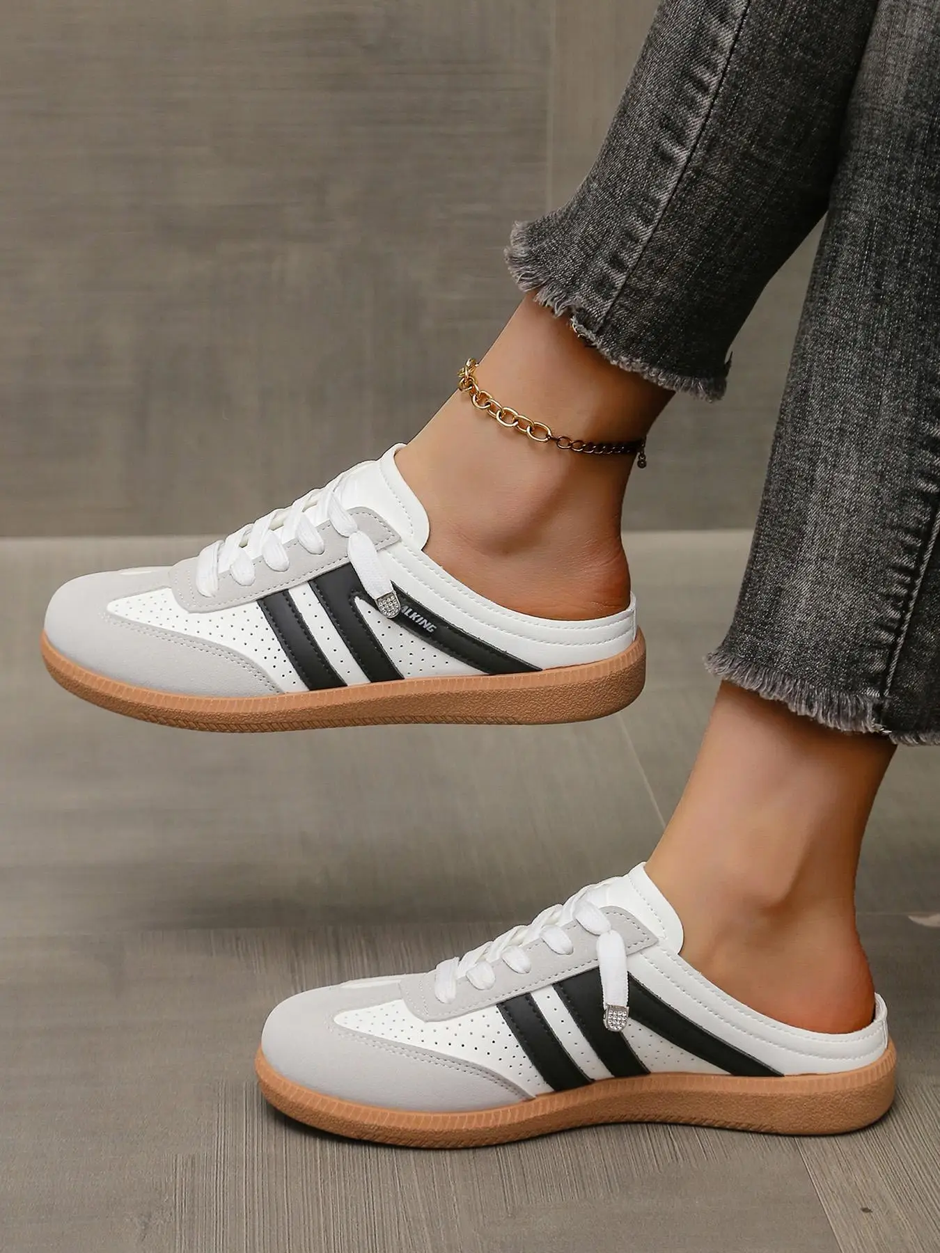 Women's Colorblock Sneakers, Casual Comfortable Breathable Sports Shoes, All-match Basic Shoes for Daily Wear