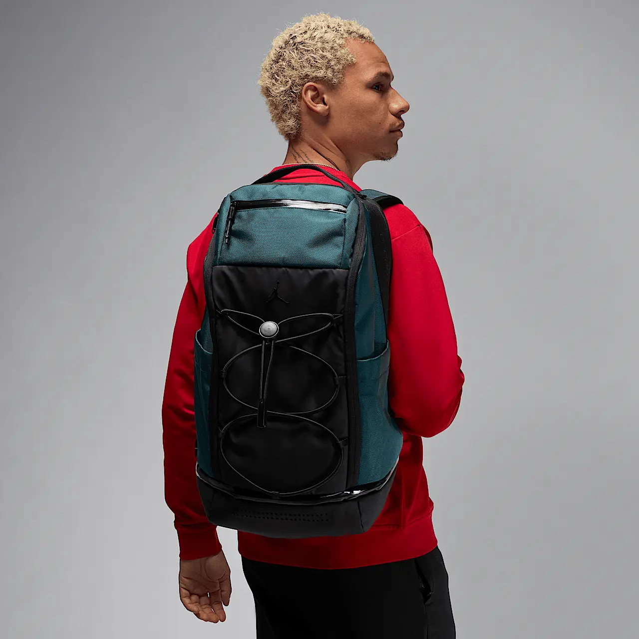 Nike Jordan Sport Backpack 32.9L Oxidized Green MA0945-EI8, Spacious Multi-Compartment Backpack with Adjustable Shoulder Straps, Dedicated Storage and Durable Everyday Carry Design for School, Work, Travel, Sports Gear and Daily Essentials