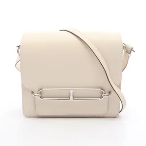 Pre-owned HERMÈS Calfskin Shoulder Bags Hermes Sac Roulis Mini Shoulder Bag